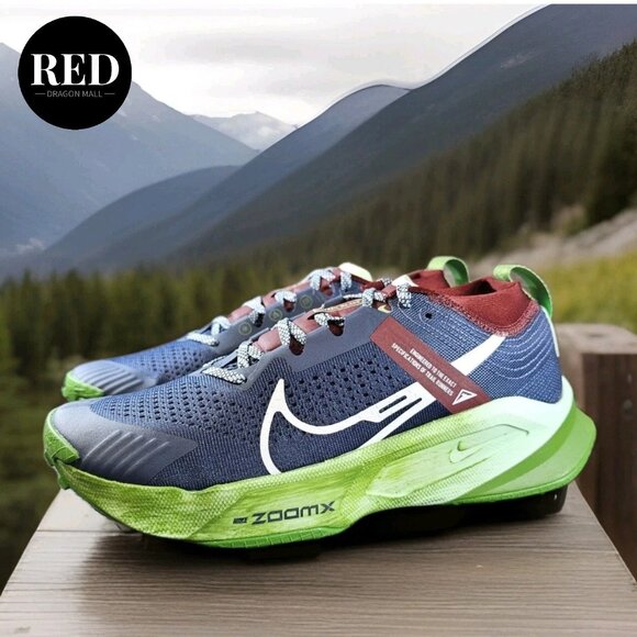 Nike ZoomX Zegama Trail Running Shoes Thunder Blue DH0623-403 - Men's Size 11.5 - Picture 2 of 14